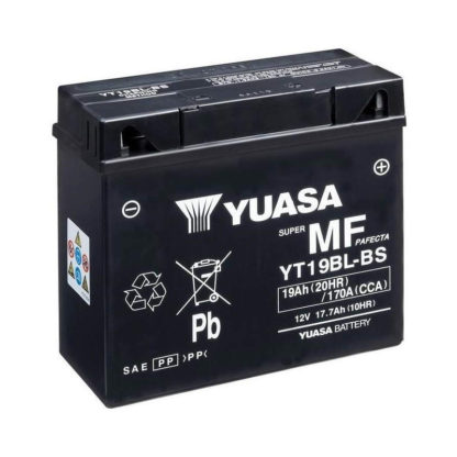 MOTO Yuasa 12V 19Ah MF VRLA Battery YT19BL BS 7