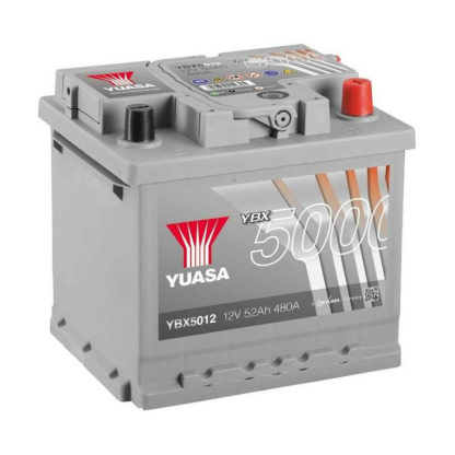 Yuasa 12V 52Ah Silver High Performance Battery YBX5012 7