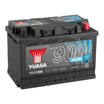 Yuasa 12V 70Ah AGM Start Stop Plus Battery YBX9096 7